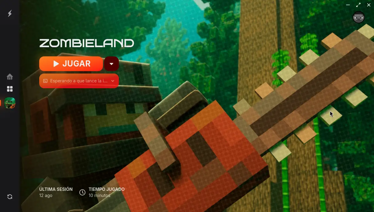 Captura de pantalla del cliente de Lightning